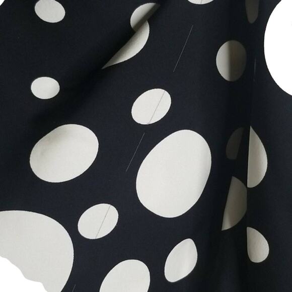 Diane Von Furstenberg Black and White Polka Dot Dress - Picture 8 of 10
